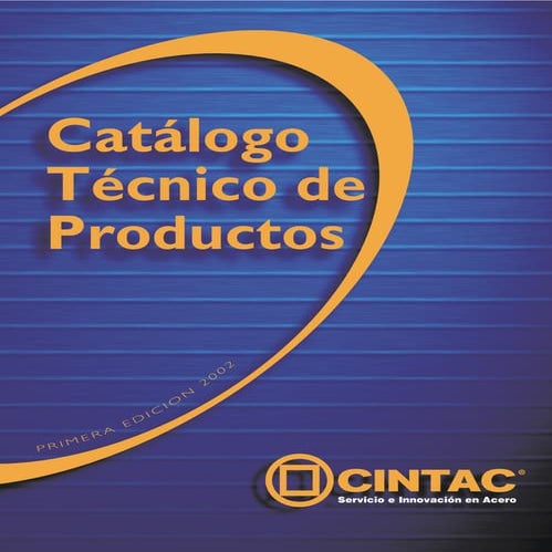 Catalogo cintac