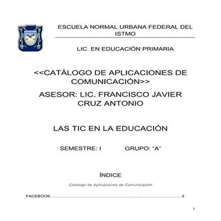Catalogo de aplicaciones de comunic...