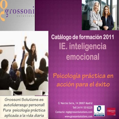 Catalogo de cursos de inteligencia emocional 2011