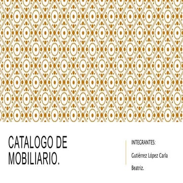 Catalogo de Mobiliario para espacios abiertos/públicos.