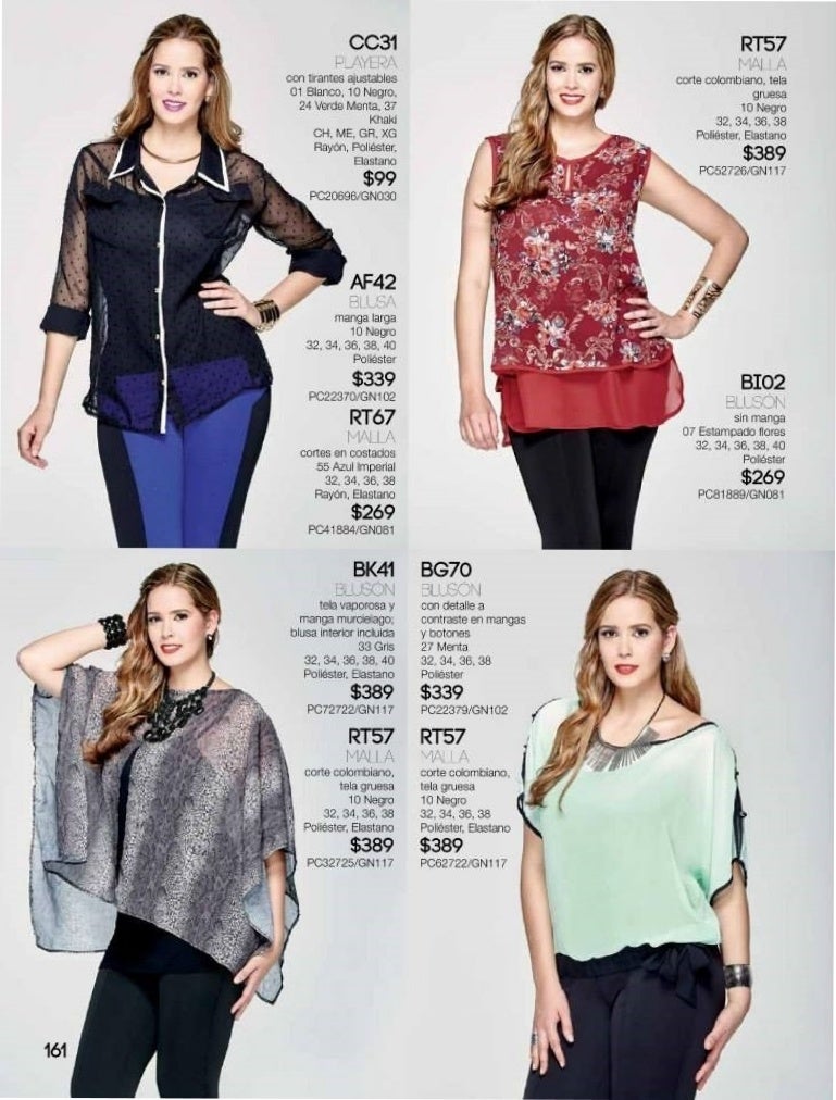 Catalogo de ropa y moda para gorditas intermedio verano 2015 moda club