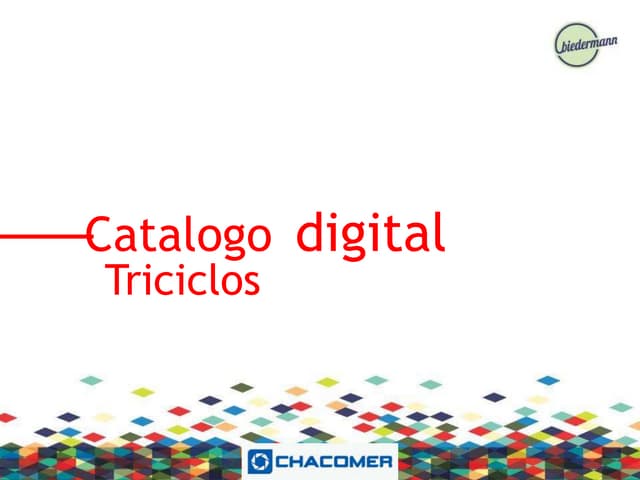 Catalogo digital triciclos