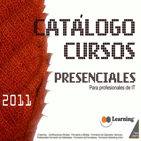 Catálogo de formación 2011
