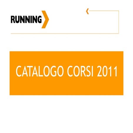 Catalogo formativo 2011