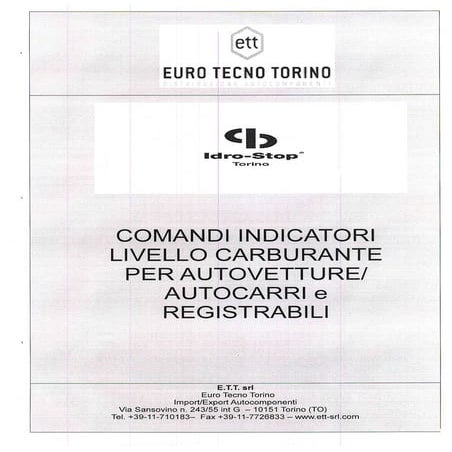 Catalogo galleggianti idro stop