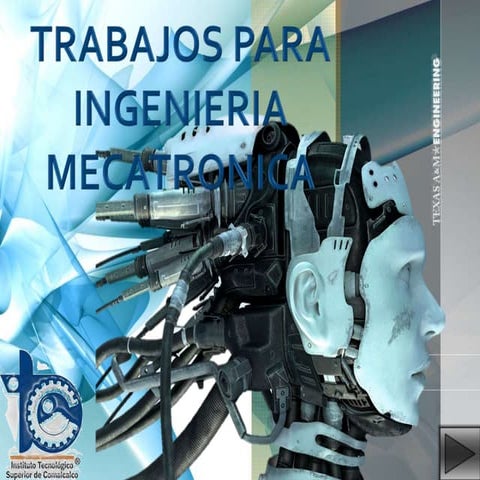 Catalogo de empleos para un mecatronico.