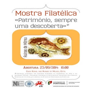 Catálogo Mostra Filatélica Milreu