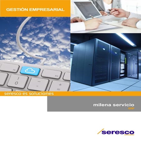 Folleto características Milena Servicio Software ERP Gestión Empresarial