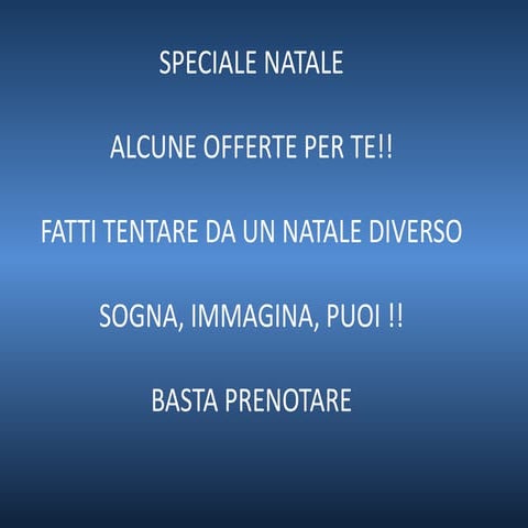 OFFERTE NATALE 2014