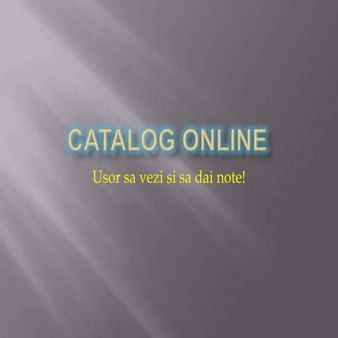 Catalog online