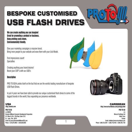 Pro To Go USB Models Catalog