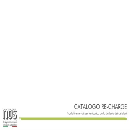 Re-charge point - NOS Italy - DesignCommunication | PDF