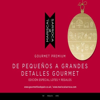 Regalos Gourmet de Navidad 2019. Catálogo Mariscal & Sarroca. Regalos foodies.