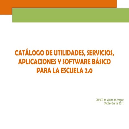 Catálogo de software básico y aplicaciones 2.0