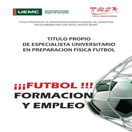 Catalogo titul propio pf futbol tas uemc