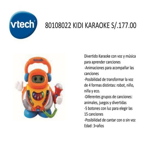Catalogo vtech | PPTX