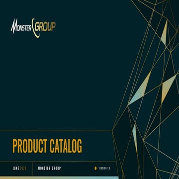 Monster Group Product Catalogue | 2020