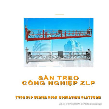 Catalog sàn treo, thang tời ZLP | DOC