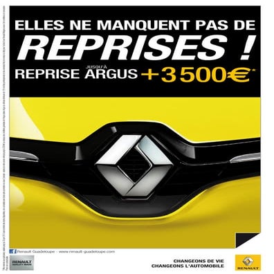 RENAULT GUADELOUPE Offres de reprise