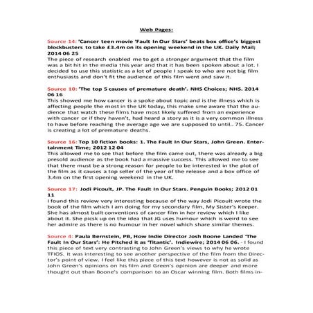 Investigating Melodramas Catalogue