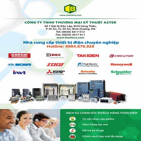 Catalog Đèn báo, Nút nhấn phi 16 IDEC-Beeteco.com