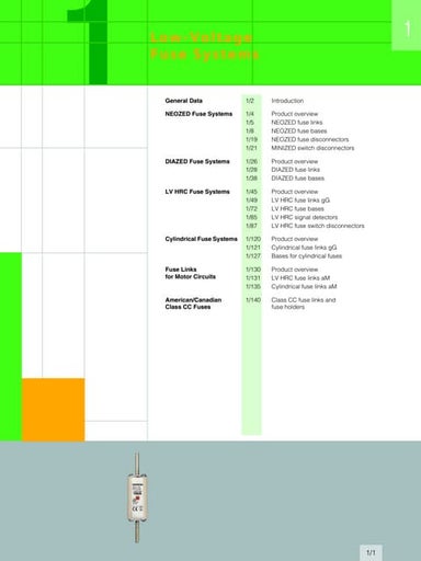 Thông số kĩ thuật siemens fuse 001