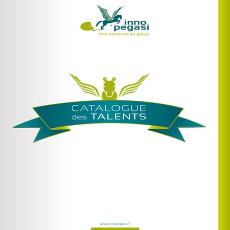 Catalogue des talents Inno Pegasi (extrait)