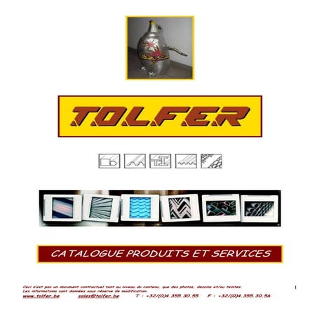 Catalogue tolle | PDF