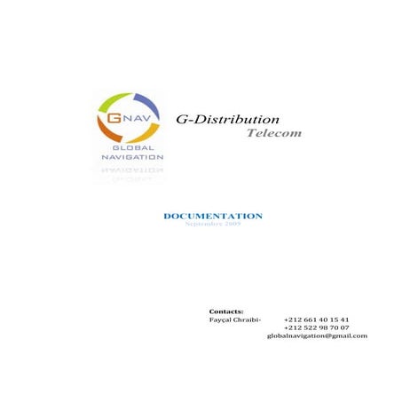 GNAV DATABASE CATALOG 2010 for Morocco | PPT