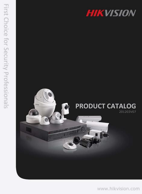 Catalogue hikvision