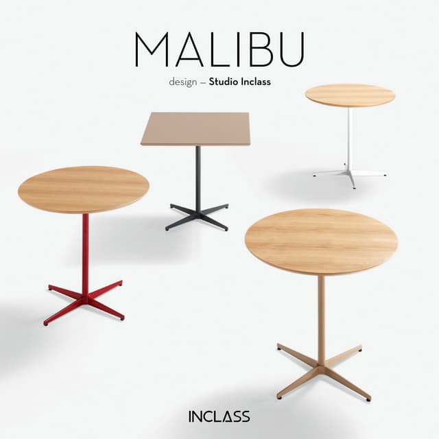 Malibu Tables Catalogue by Studio Inclass