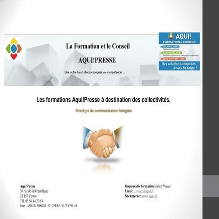 Catalogue pour les municipalités   2013