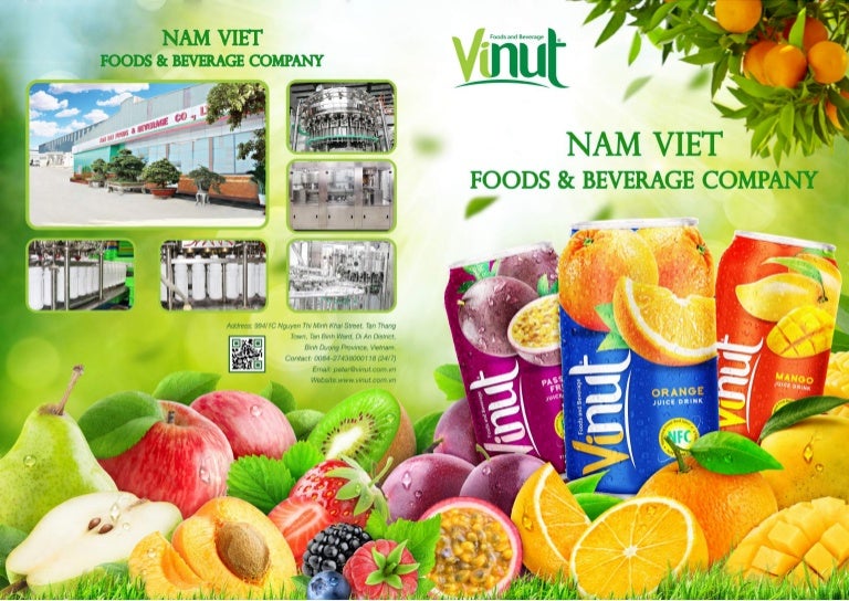 Catalogue Fruit Juice Manufacturer & Supplier Vietnam