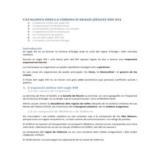 Catalunya dins la Corona d'Aragó