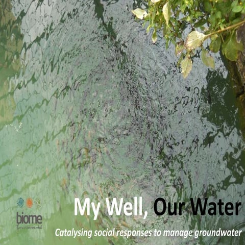 Catalysing a social response to manage groundwater