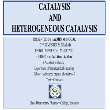 Catalysis