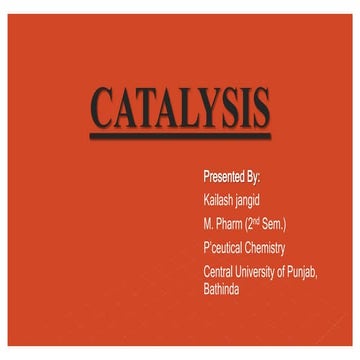 Catalysis