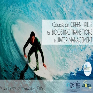 Innovator catalyst: green skills for boosting transitions on Water management