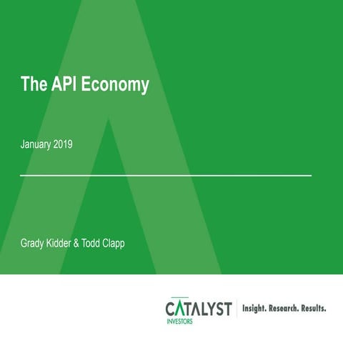 The API Economy