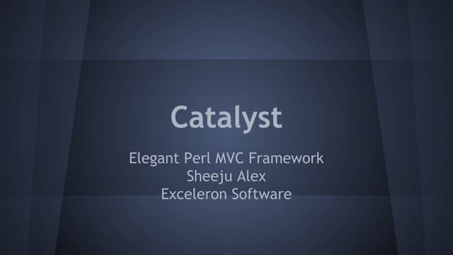 Catalyst MVC