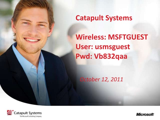 Catapult k2 partner event oct 12 2011