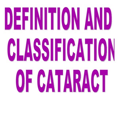 Cataract