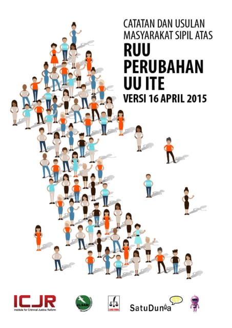 Catatan dan Usulan atas RUU Perubahan UU ITE