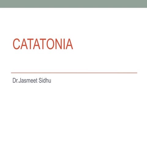 Catatonia
