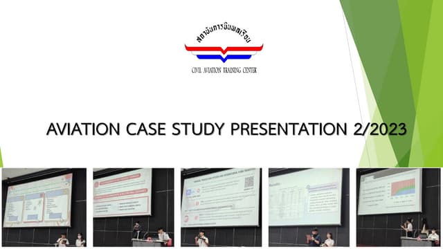 Aviation Case Study 2023 ิั ิั by CATC (Thailand)