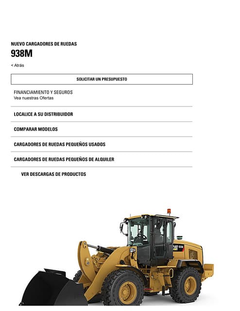 Cat   cargador de ruedas 938 m _ ca...