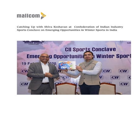 Catching up with shivakeshavan cii mumbai : Our 