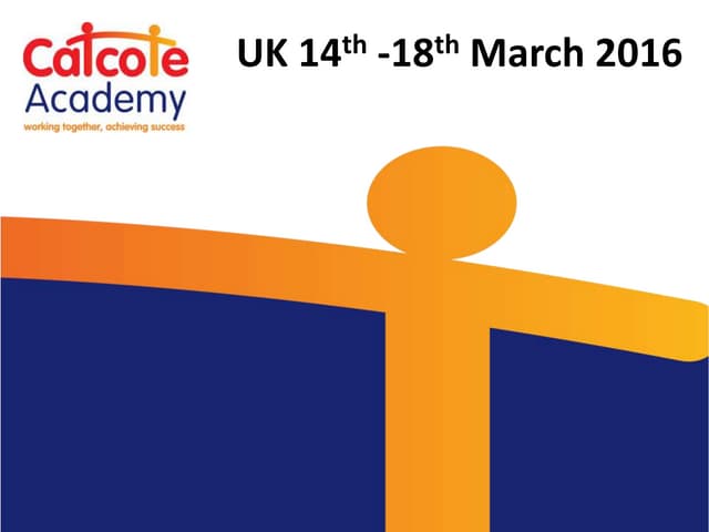 Catcote Academy Erasmus + visit March2016