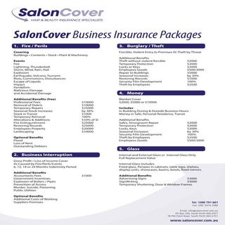 SalonCover Business Insurance