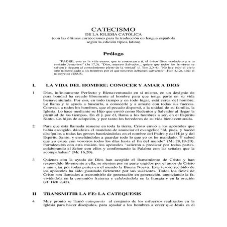 Catecismo de la iglesia catolica